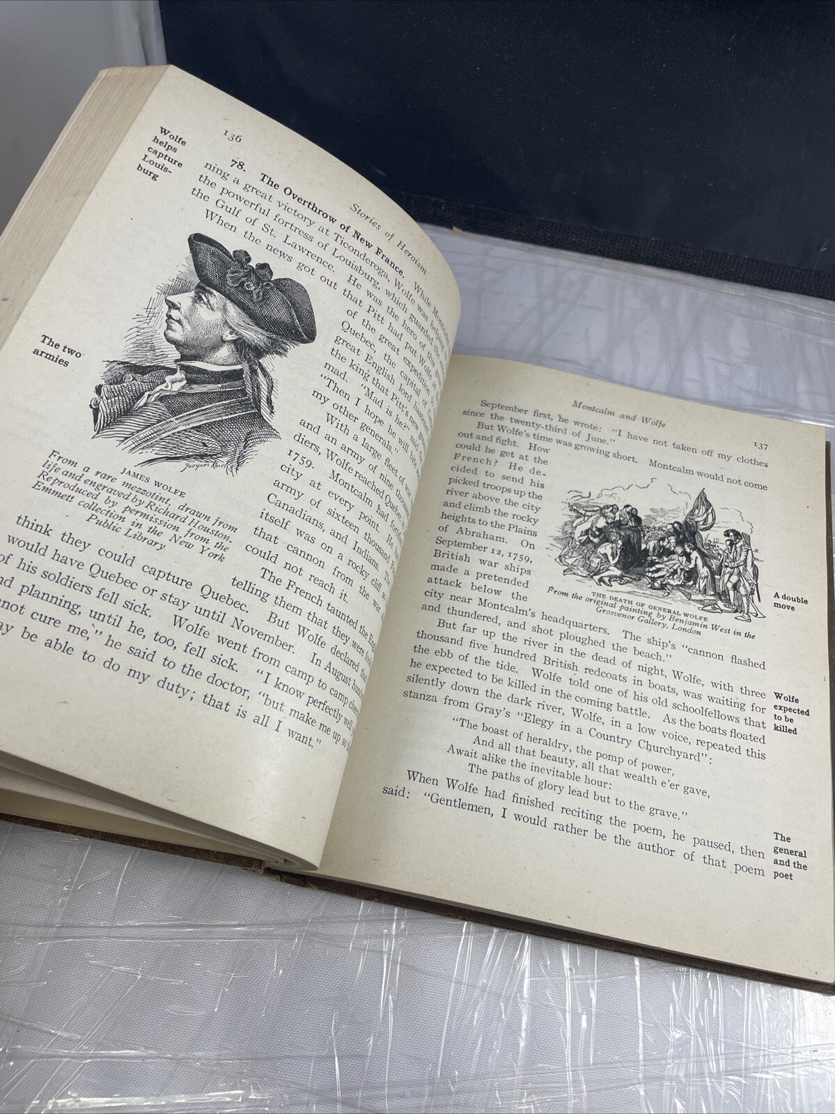 Antique Historical War Adventure Mace's Primary History Stories of Heroism 1909