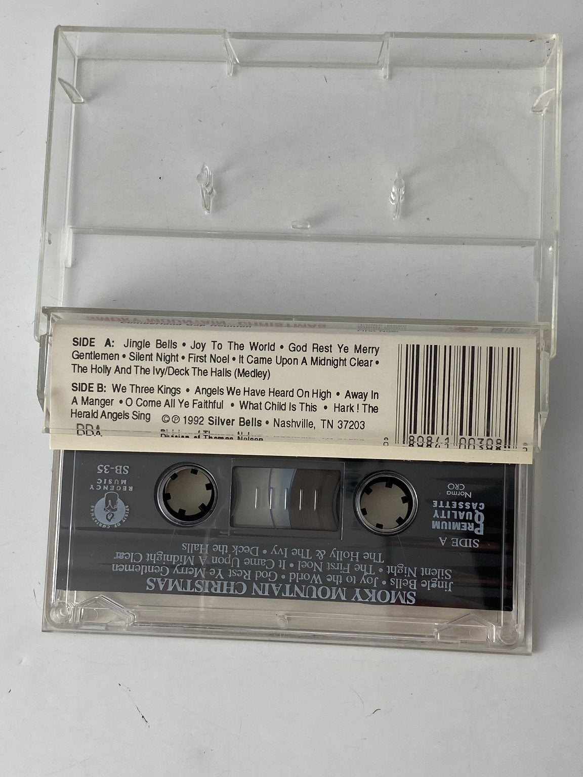 Cumberland Gap Reunion Smoky Mountain CHRISTMAS Cassette 1992 REGENCY MUSIC