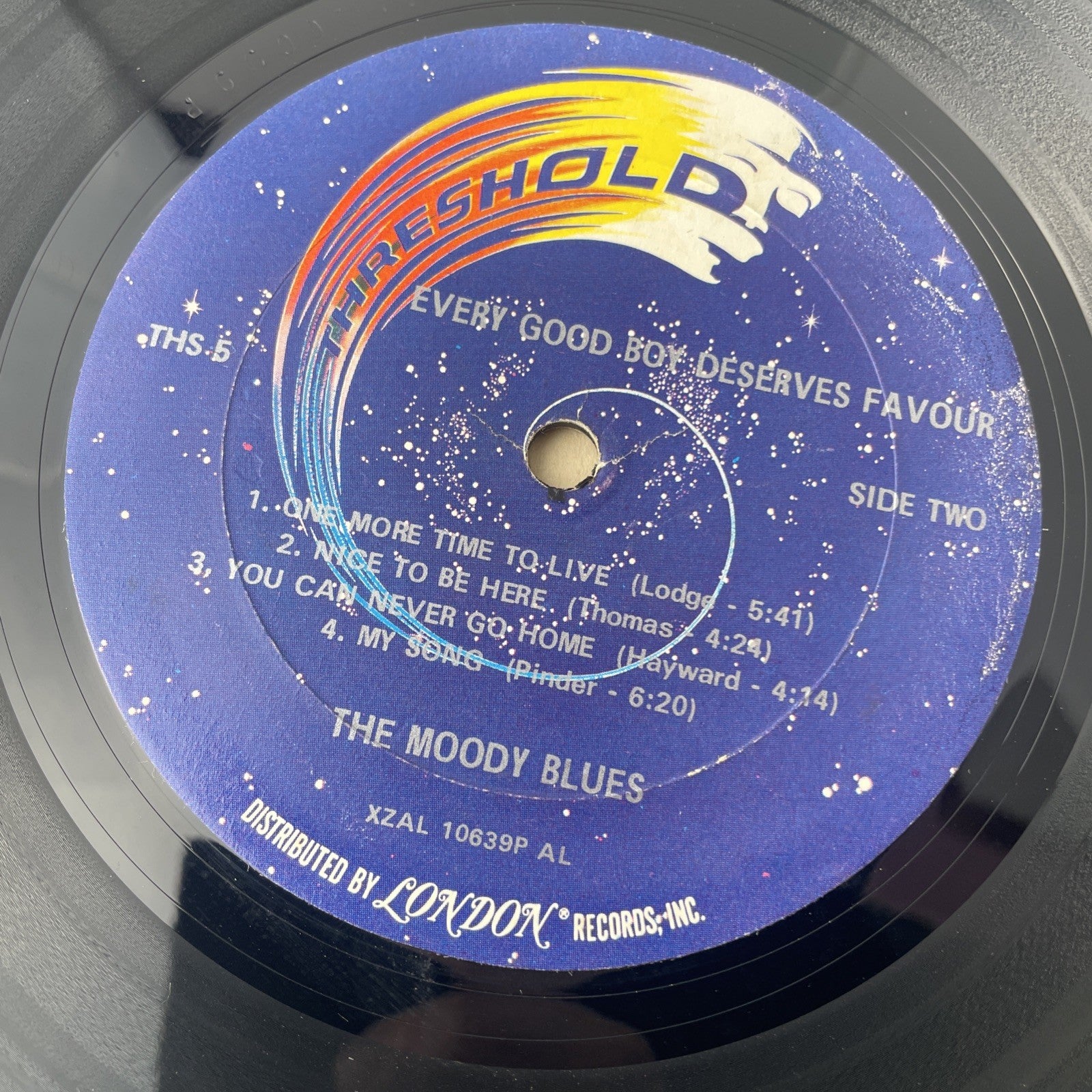 The Moody Blues – Every Good Boy Deserves Favour  (VG+/VG+) Threshold #THS 5