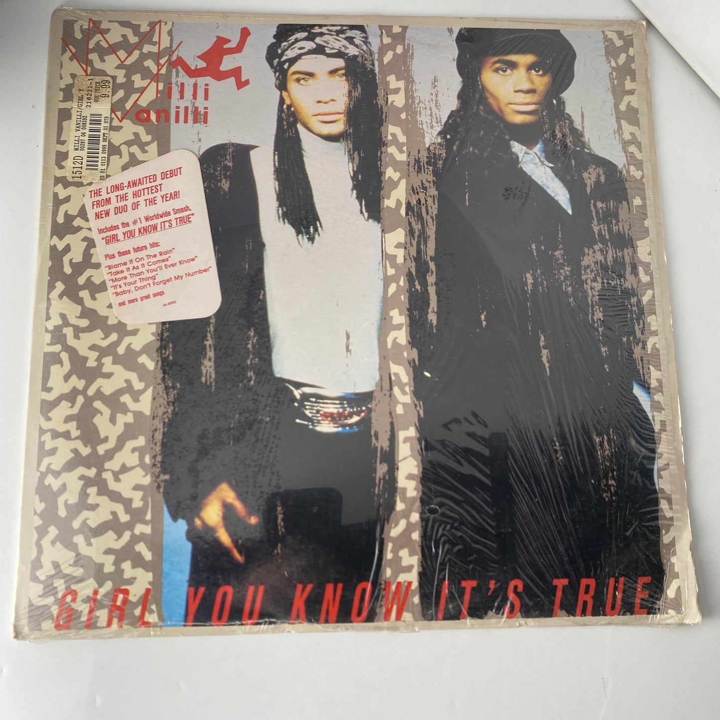 Vintage Milli Vanilli Girl You Know It's True 12" Vinyl LP 1989 Arista Pop Dance