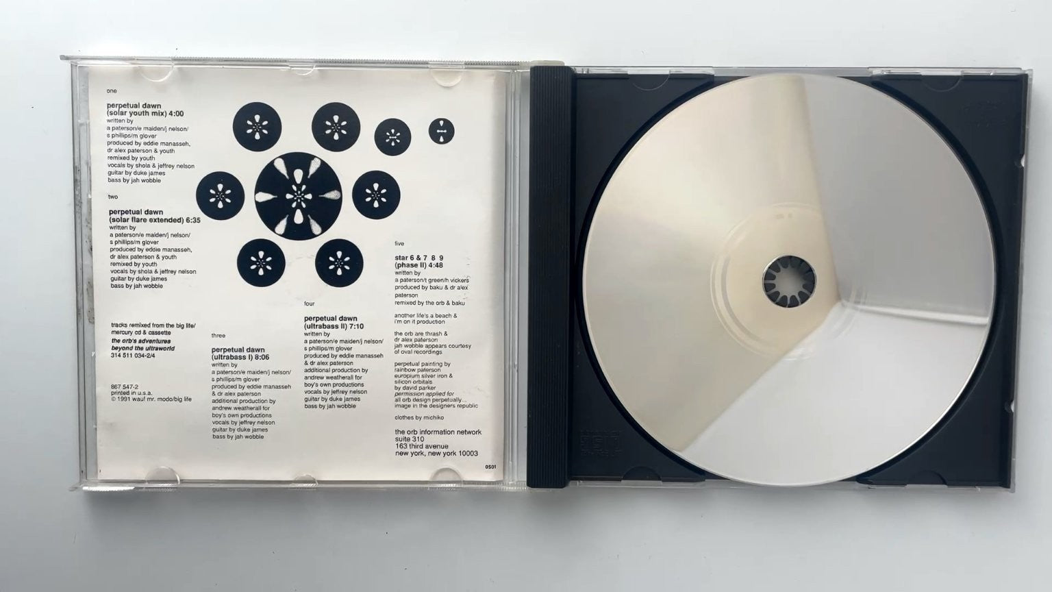 The Orb - Perpetual Dawn CD 1991 Remix Ambient Big Life Mercury