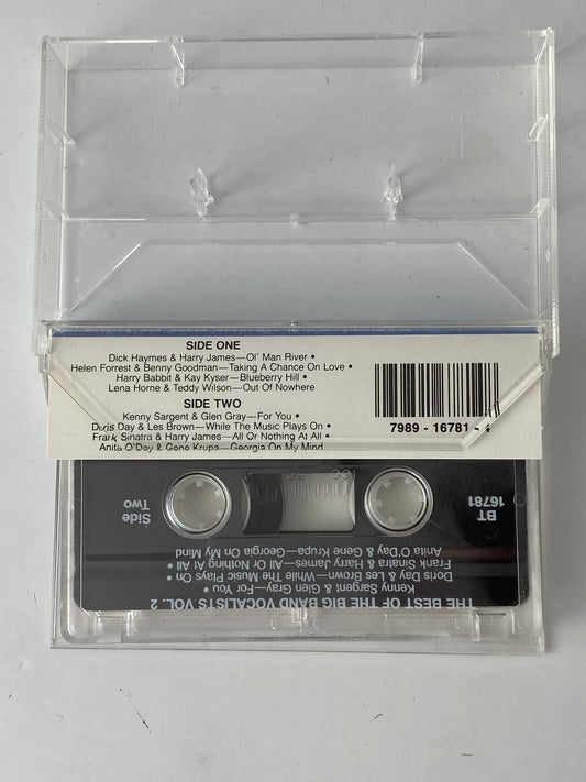 Various Artists The Best of the Big Bands Vocalists Cassette CBS Special