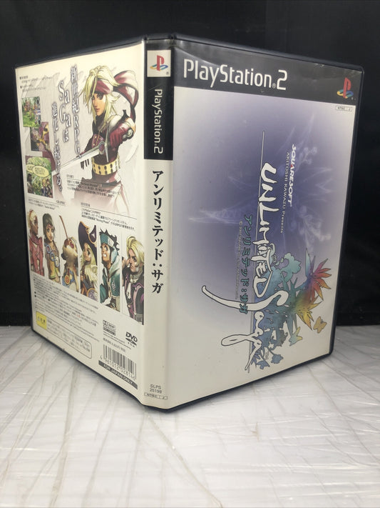 Unlimited SaGa (PS2 ) (Sony Playstation 2,2002) japanese Import CIB Us Seller