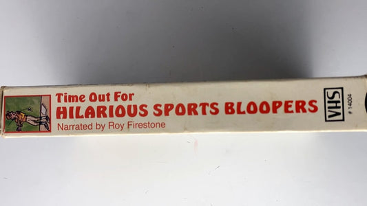 Time Out For Hilarious Sports Bloopers VHS 1988 Sports Comedy Front Row
