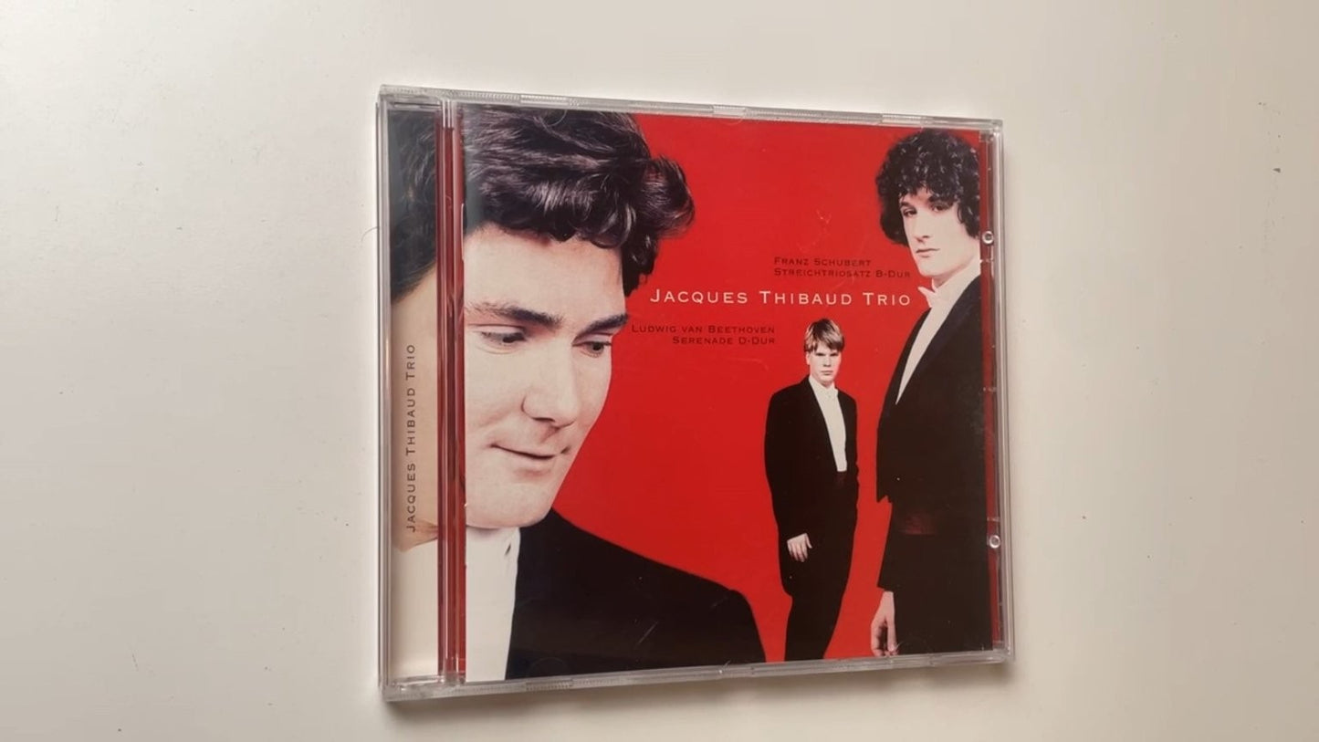 Jacques Thibaud Trio Schubert Beethoven CD 1996 Classical Traumton