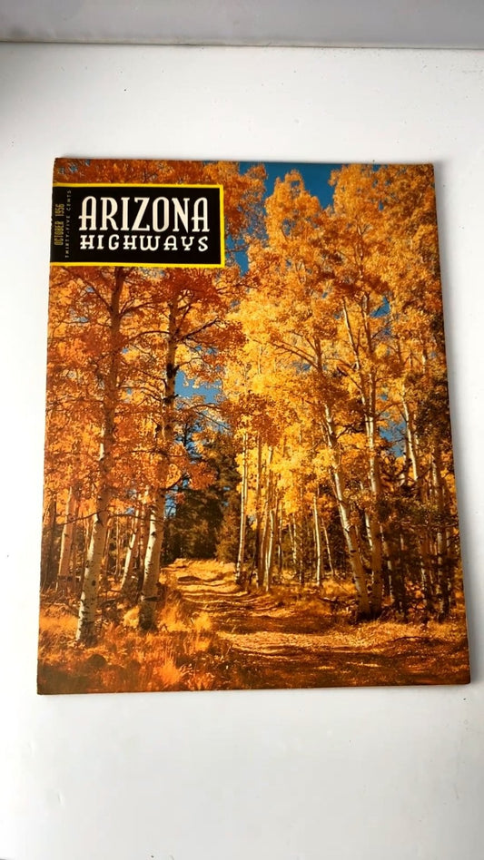 Arizona Highways Magazine October 1965 Vol. XXXII No. 10 Ross Santee Art