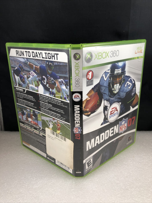 Madden NFL 07 Xbox 360 NFR Disc - Good Disc And Case No Manual