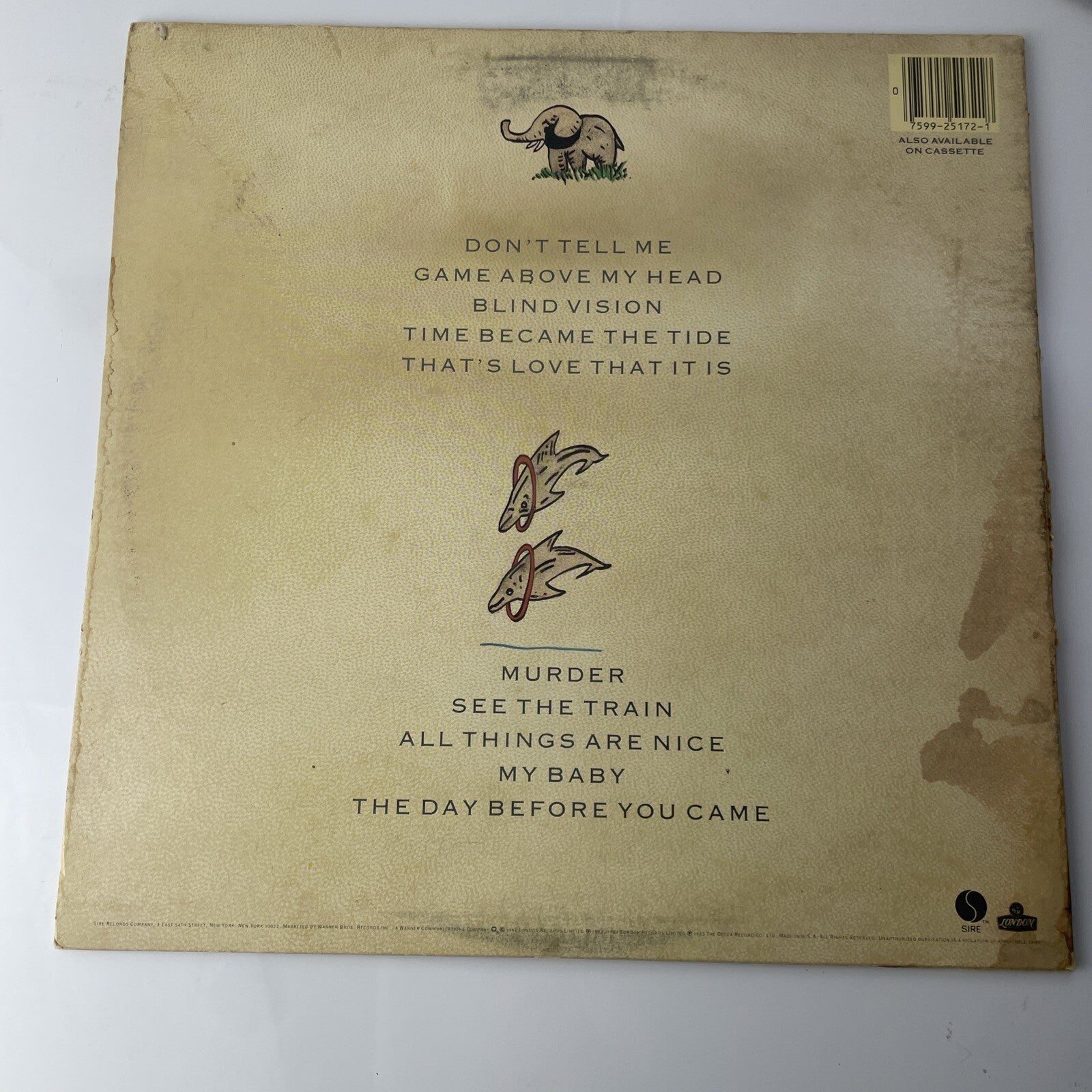 BLANCMANGE - Mange Tout - 1984 - Vinyl LP - Sire - 25172-1 - VG
