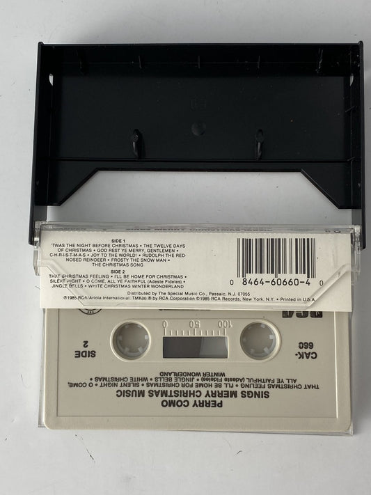 Perry Como Sings Merry Christmas Music Cassette 1985 RCA Holiday