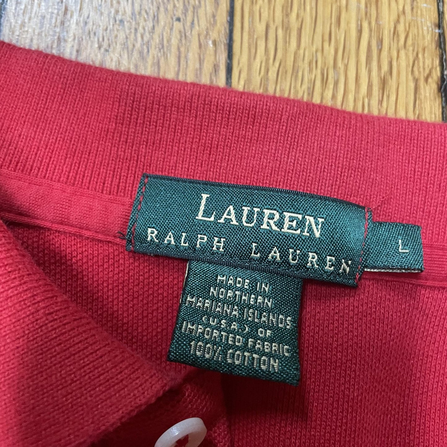 Lauren Ralph Lauren Polo Shirt Mens Large Crest Embroidered Short Sleeve Classic
