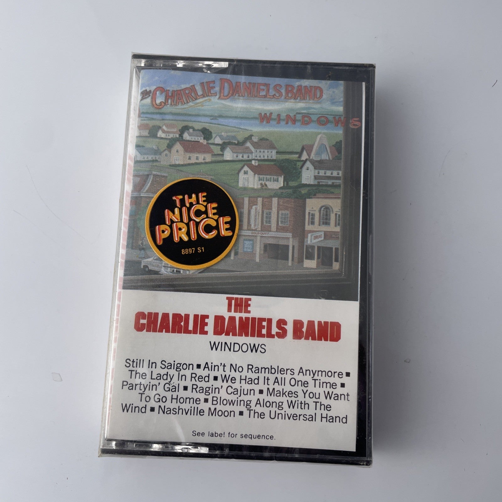 THE CHARLIE DANIELS BAND Windows FET37694 Cassette Tape