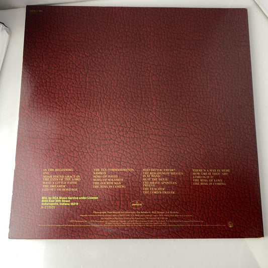 Vintage Statler Brothers Holy Bible 2xLP Black Vinyl 1975 Mercury Gospel Country