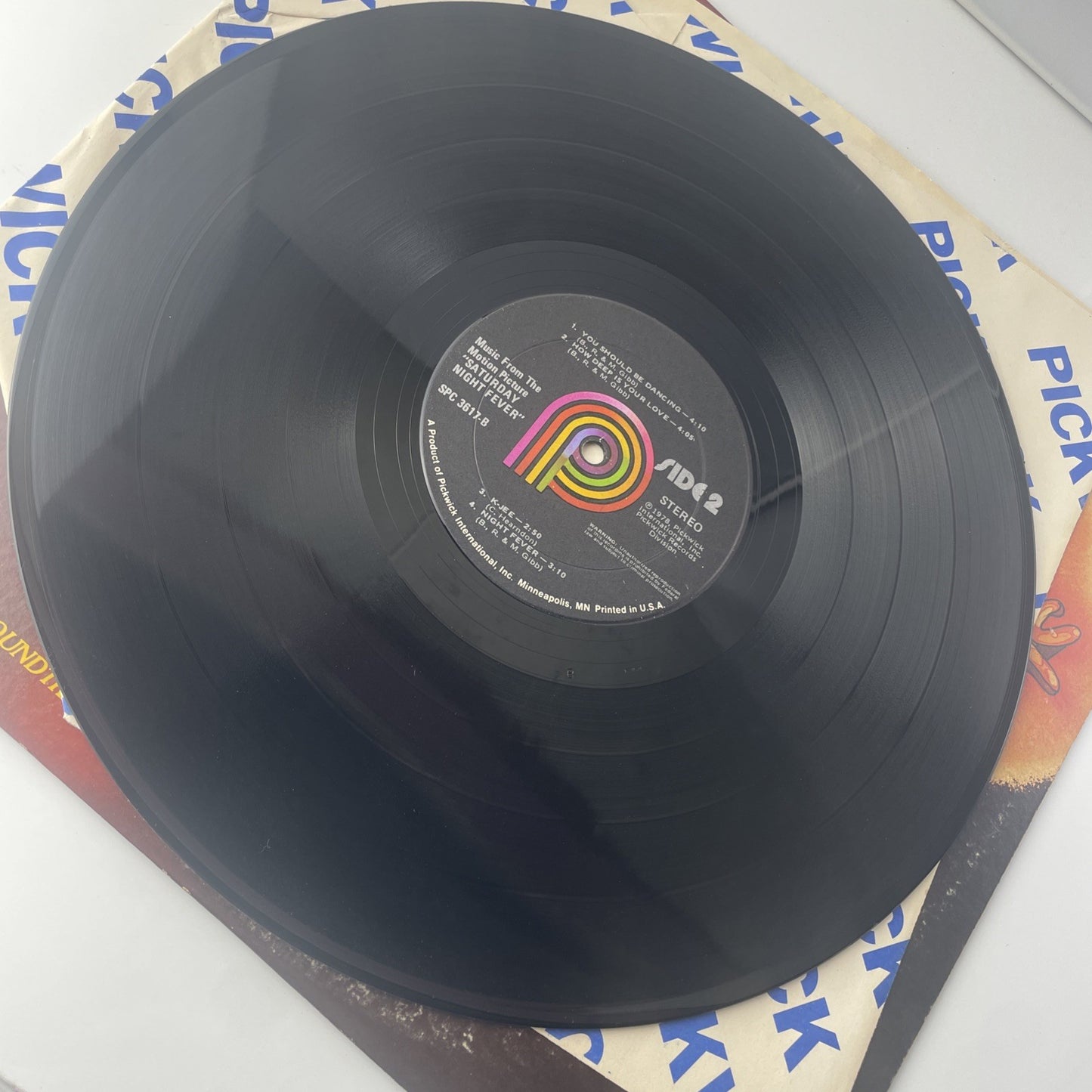 Saturday Night Fever Music From The Motion Picture Vinyl Album 1978 Pickwick