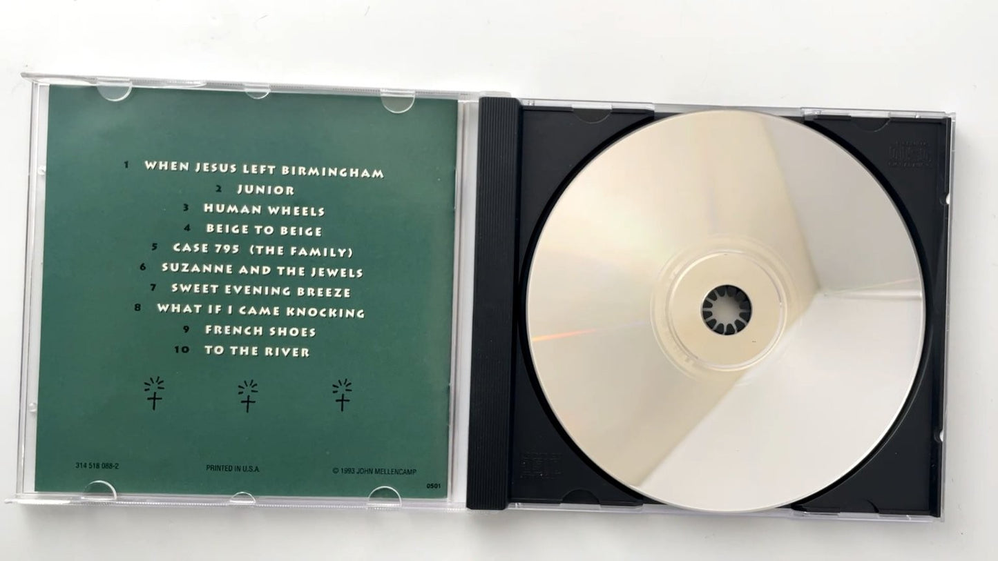 John Mellencamp - Human Wheels CD 1993 Rock Mercury Records