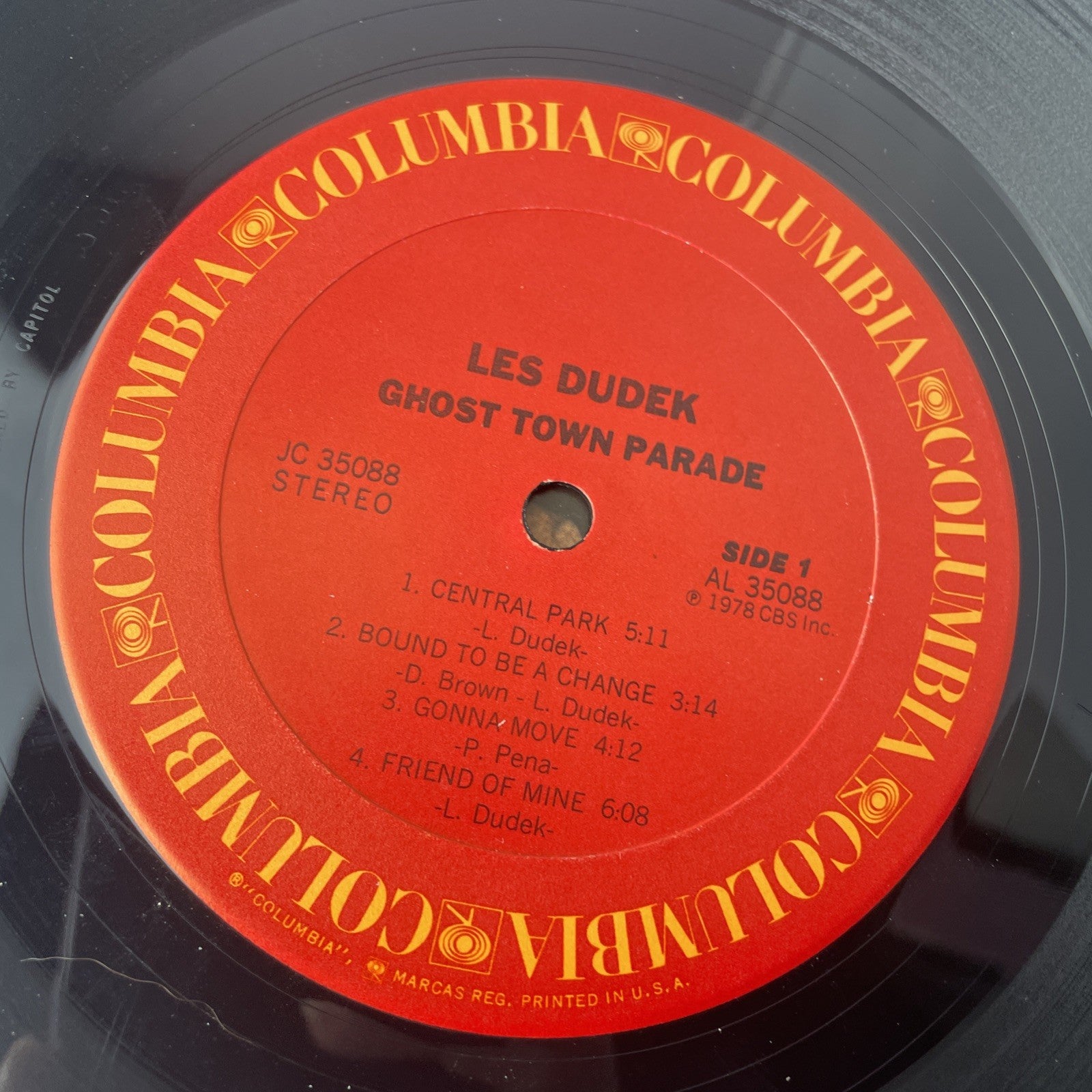 [ROCK/POP]~EXC LP~LES DUDEK~Ghost Town Parade~[Original 1978~CBS~Issue]
