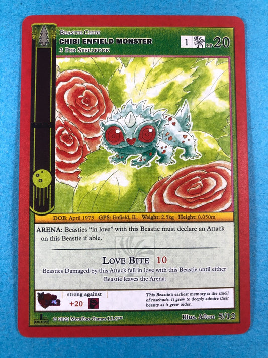 Chibi Enfield Monster 5/12 2022 Valentine's Day Promo 1st Edition * NM * C207