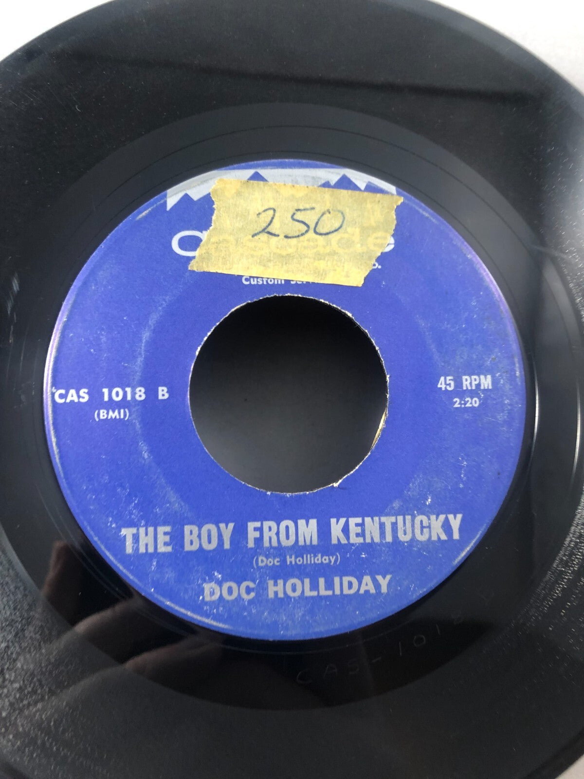 OLD COUNTRY 45 DOC HOLLIDAY  The Boy from Kentucky / Hello Nothing VG