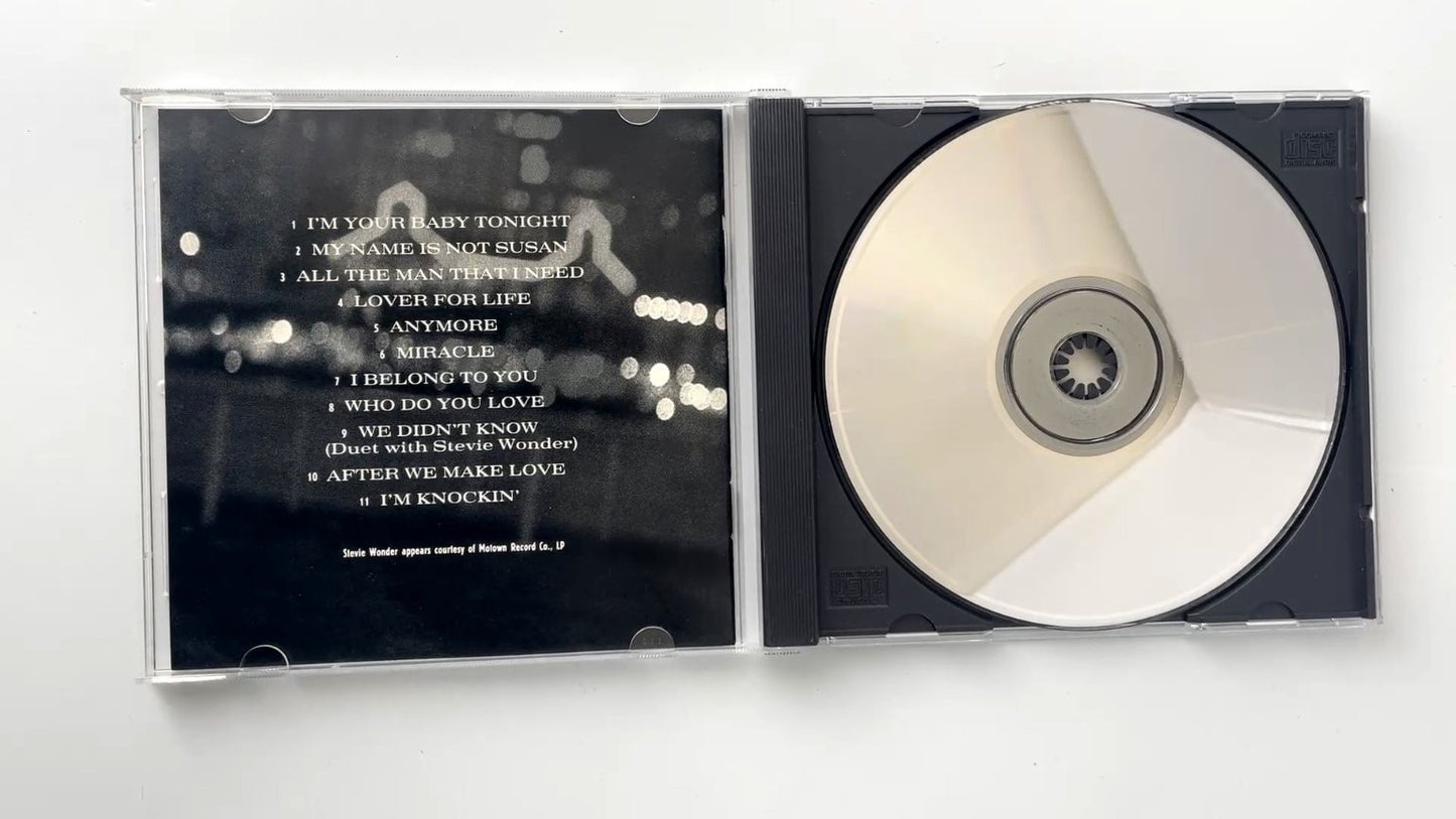 Whitney Houston - I'm Your Baby Tonight CD 1990 Duet with Stevie Wonder R&B