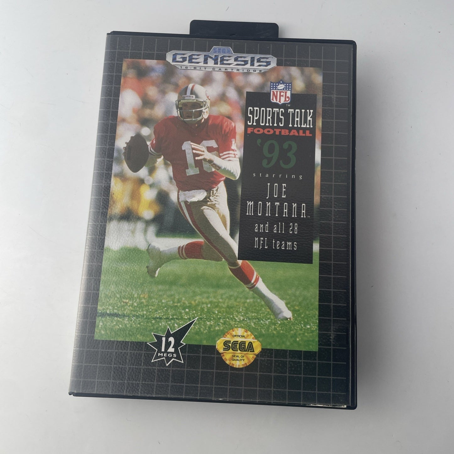 Sports Talk Football 93 Sega Genesis Game CIB Tested Works