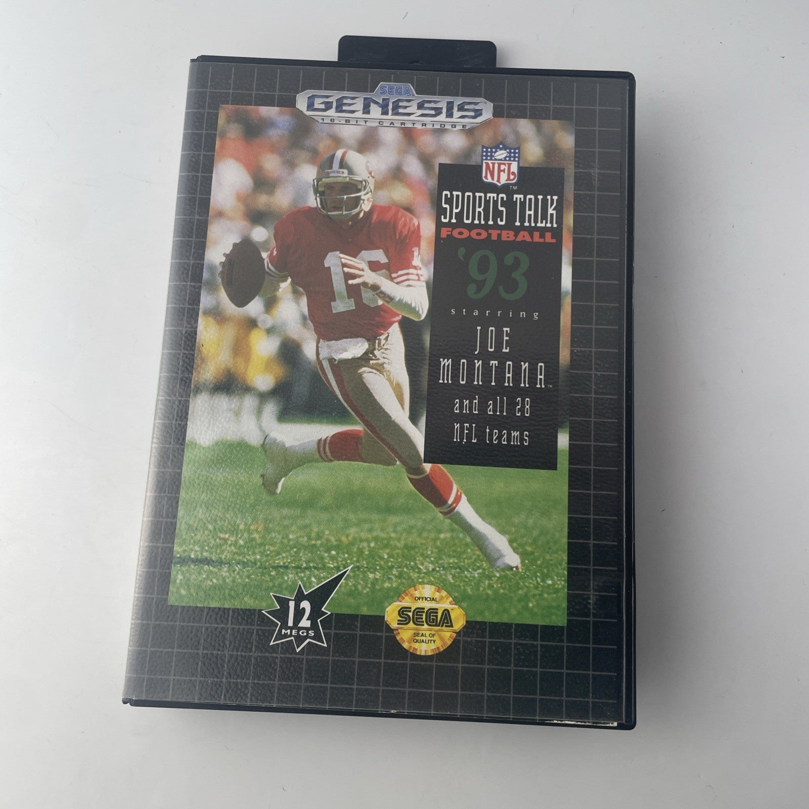 Sports Talk Football 93 Sega Genesis Game CIB Tested Works