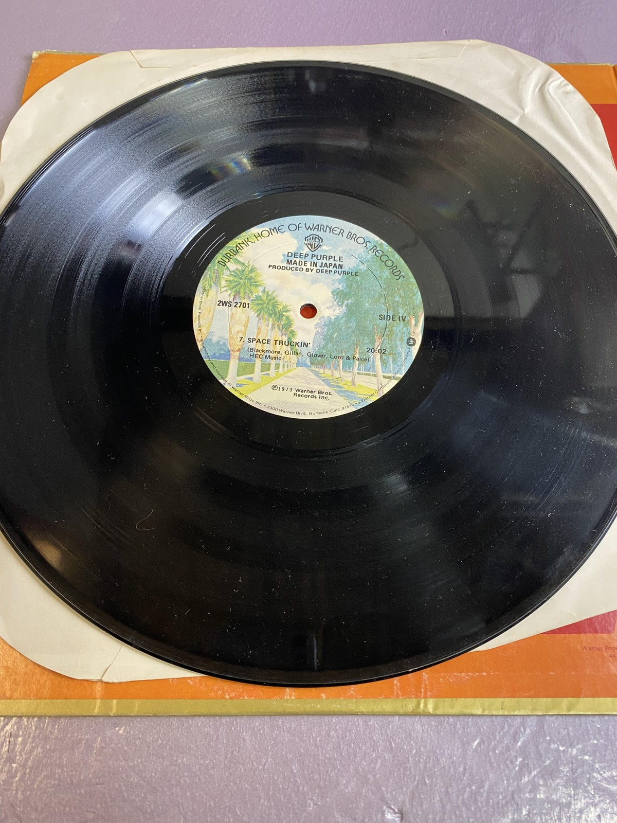 Vintage Deep Purple Made In Japan 2xLP Vinyl 1973 Warner Live Classic Rock Album