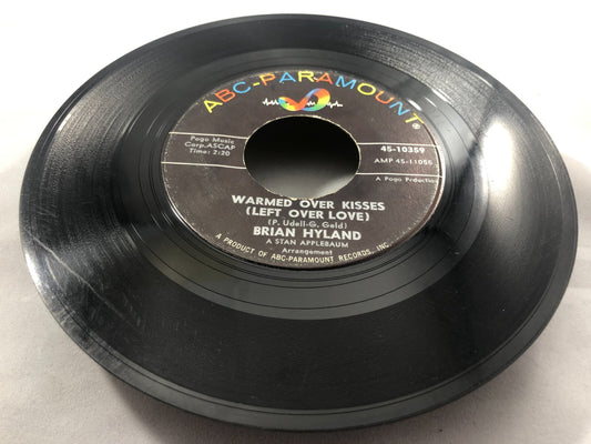 50'S & 60'S 45 Brian Hyland - Warmed Over Kisses / Walk a Lonely Mile VG