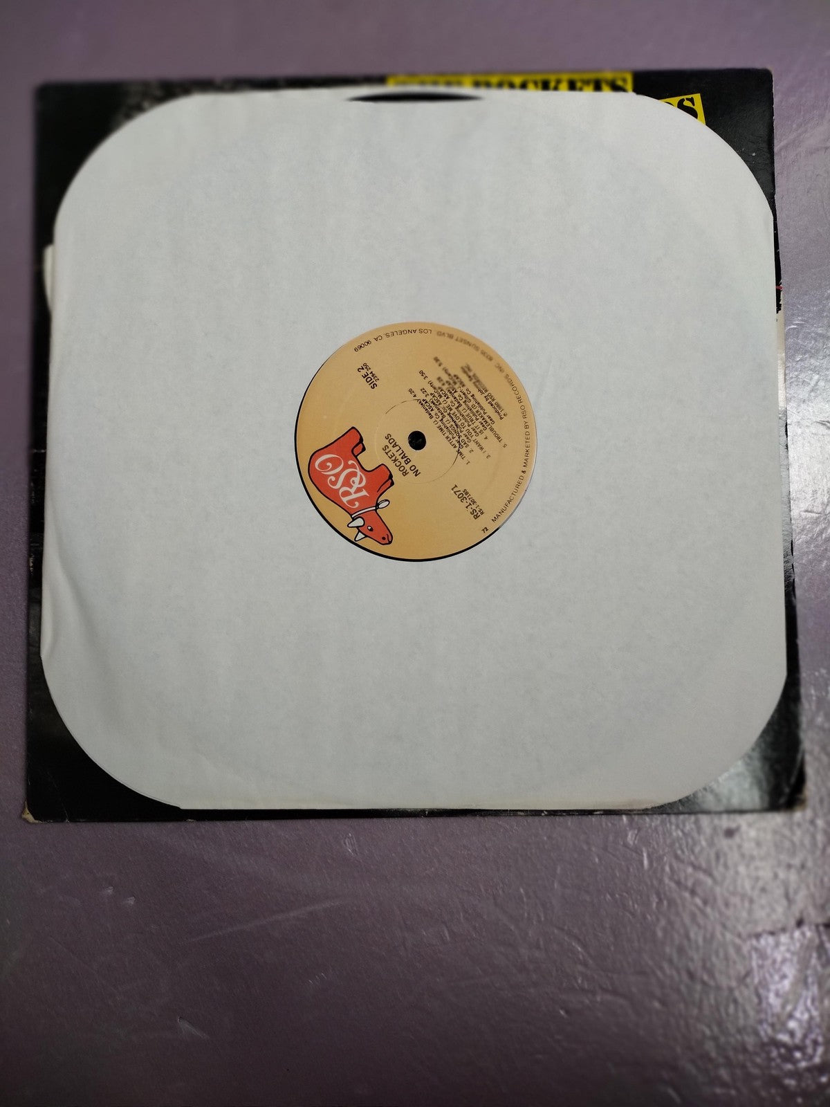 Vintage The Strokes 12" Vinyl LP No Ballads RSO Black Classic Hard Rock 1980