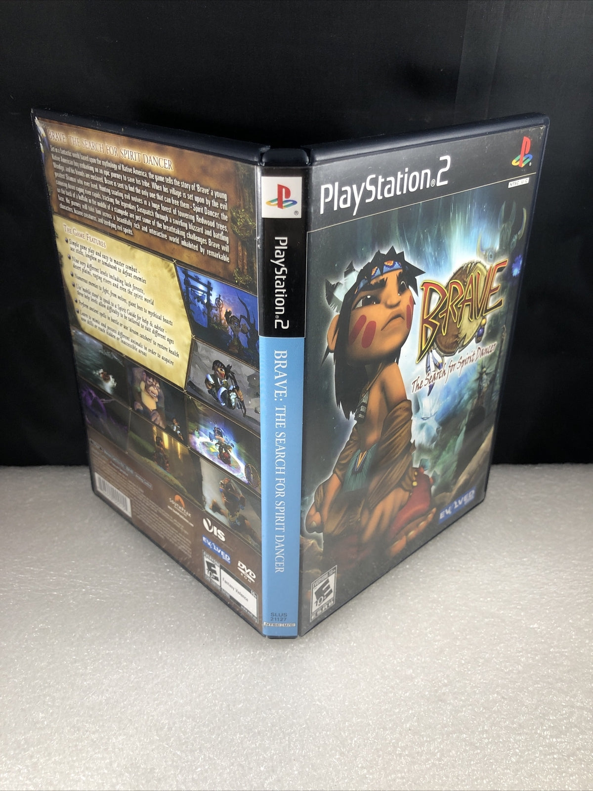 Brave Search For Spirit Dancer Playstation 2 PS2 Black Label Rare Native Game