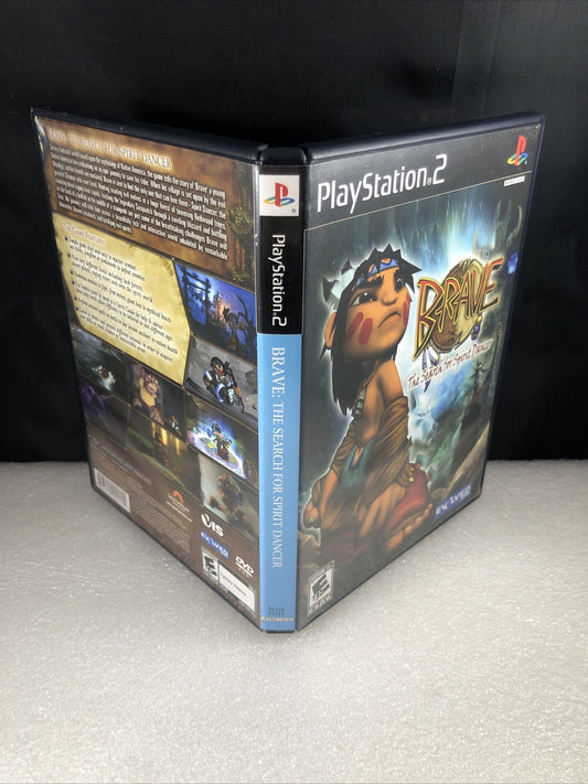 Brave Search For Spirit Dancer Playstation 2 PS2 Black Label Rare Native Game