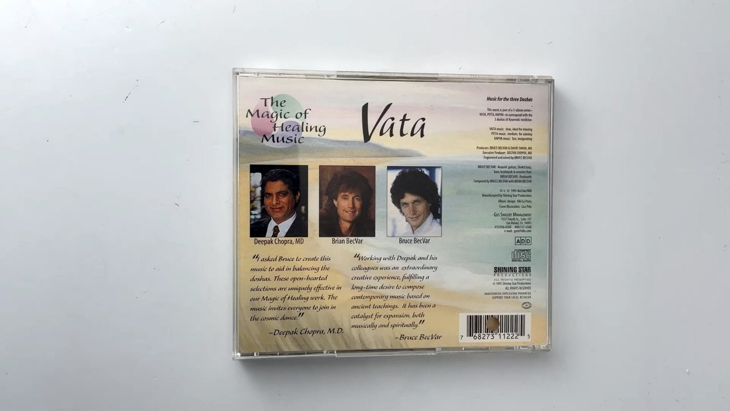 Bruce BecVar Brian BecVar Vata CD 1995 Healing Music Relaxing Shining Star