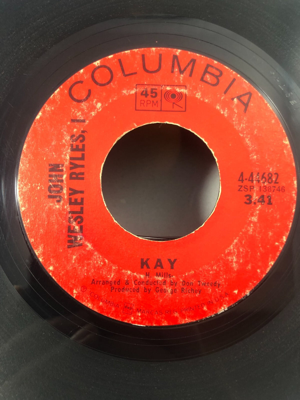 John Wesley Ryles-Kay (G+) Come on Home old record!
