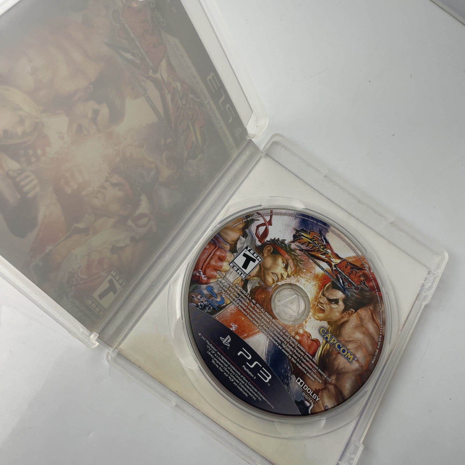 Street Fighter X Tekken - Sony PlayStation 3 No Manual Ps3 Fighting Crossover