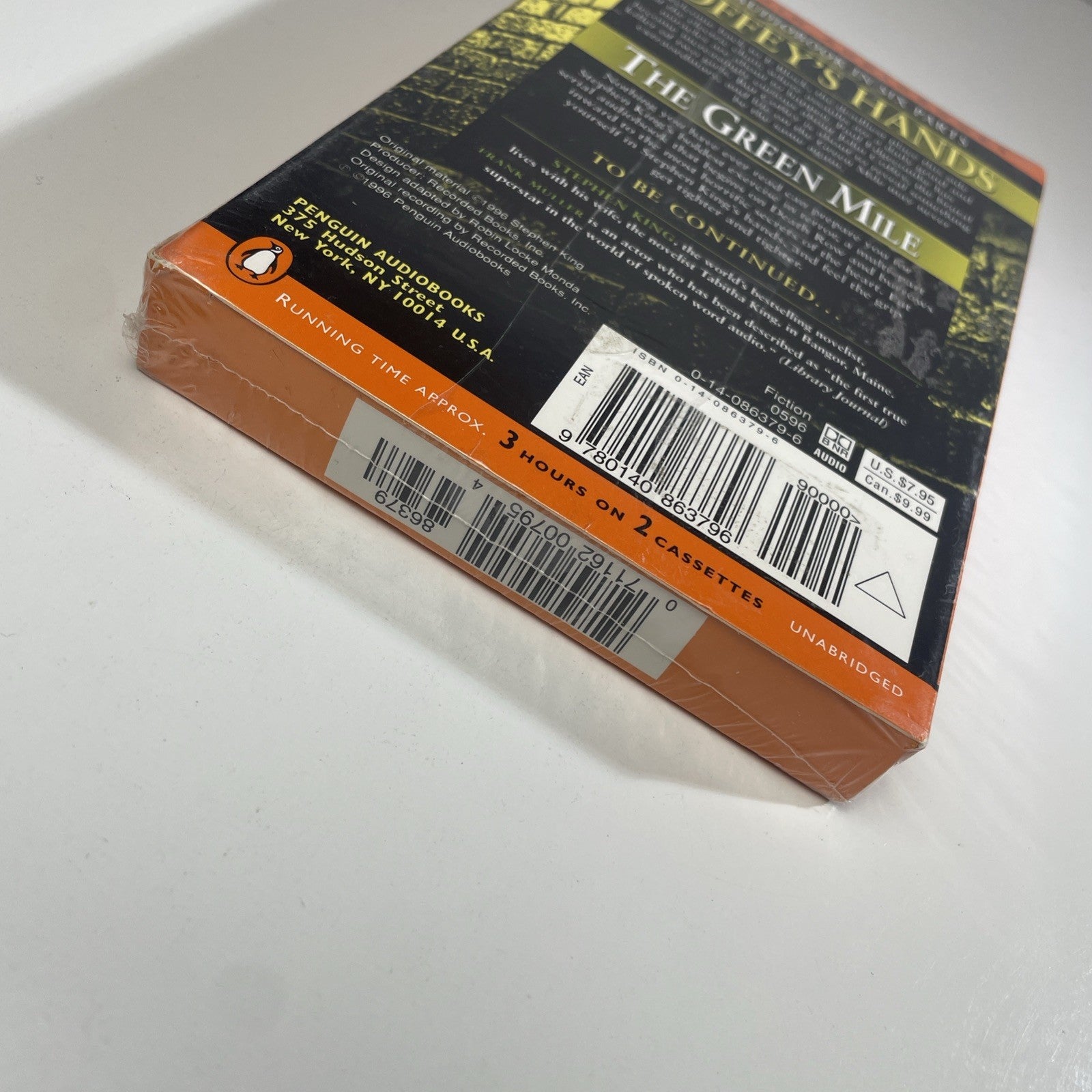 Green Mile Pt 3: Coffey's Hands by Stephen King (1996 Cassette Audiobook Abrid.)