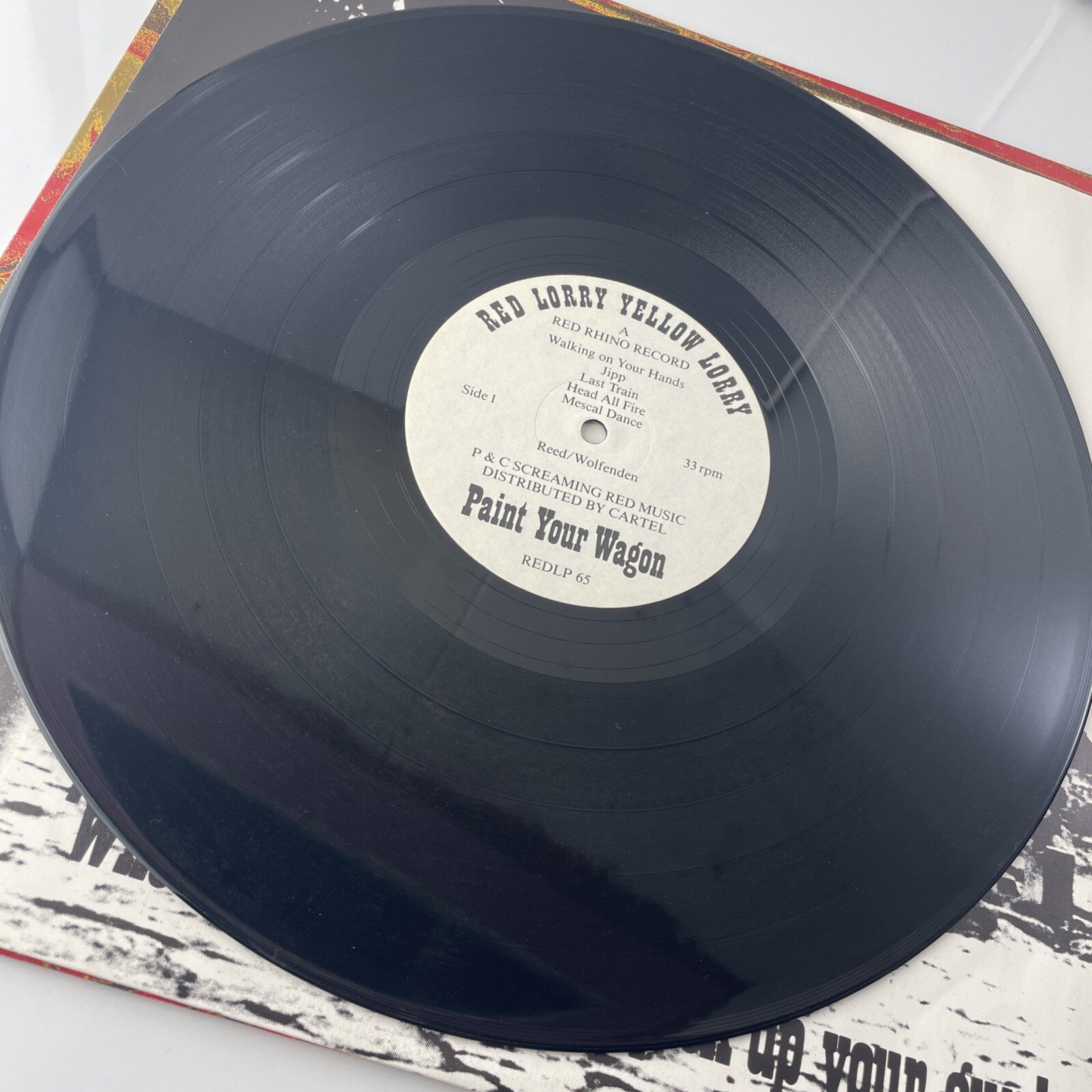 ‎RED LORRY YELLOW LORRY Paint Your Wagon 1986 RedLP 65  GOTH made in UK  NM 