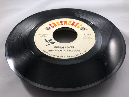 Billy Craddock - Dream Lover/I Ran Out of Time  7" G+ A-196 Vinyl 45 Promo