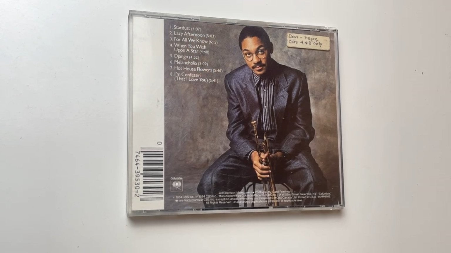 Wynton Marsalis - Hot House Flowers CD 1984 Jazz Columbia