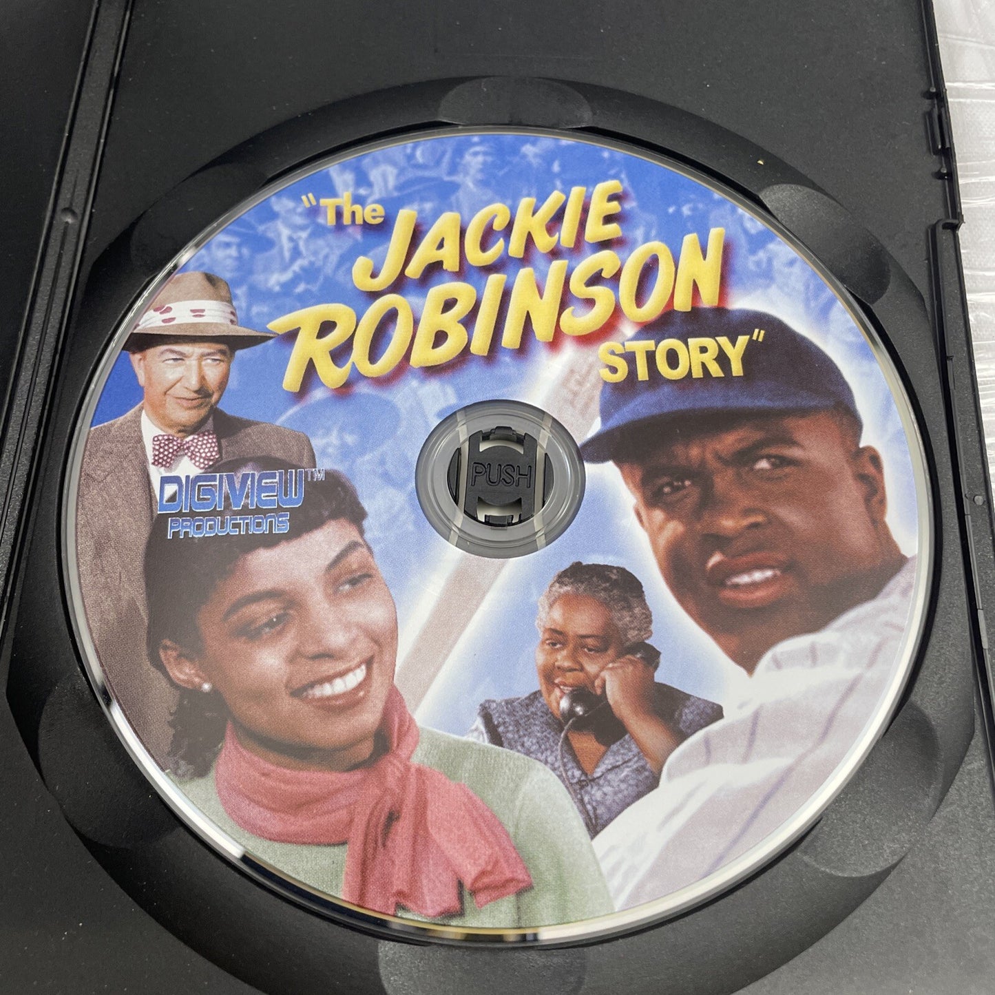 The Jackie Robinson Story [Slim Case] DVD Rare Misprint On Spine Baseball Movie