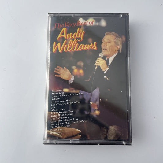 New Sealed!! Very Best of Andy Williams - Compact Audio Cassette Tape