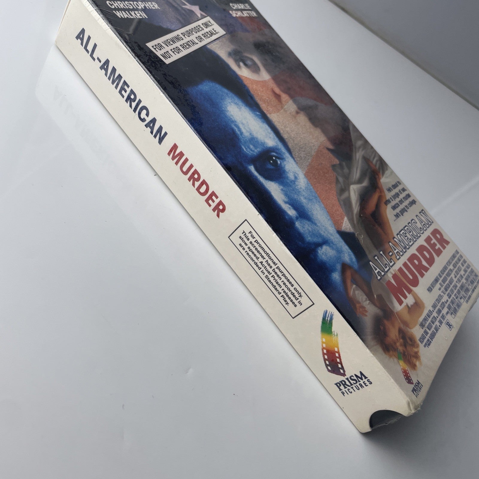 All-American Murder - (VHS, 1992, Screener Promo, Christopher Walken) *Sealed*