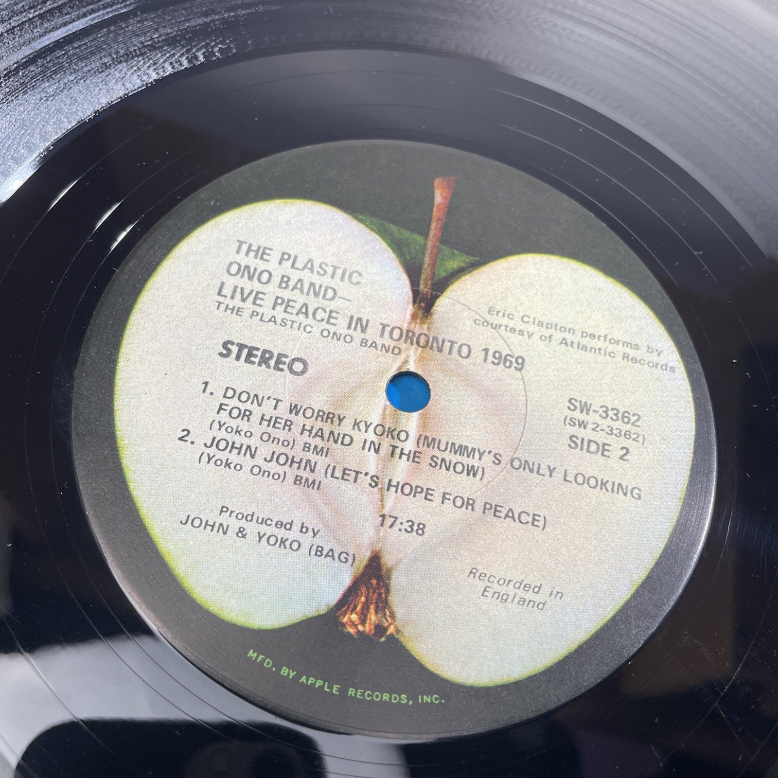 [LP] The Plastic Ono Band – Live Peace In Toronto 1969  VG+ JOHN LENNON