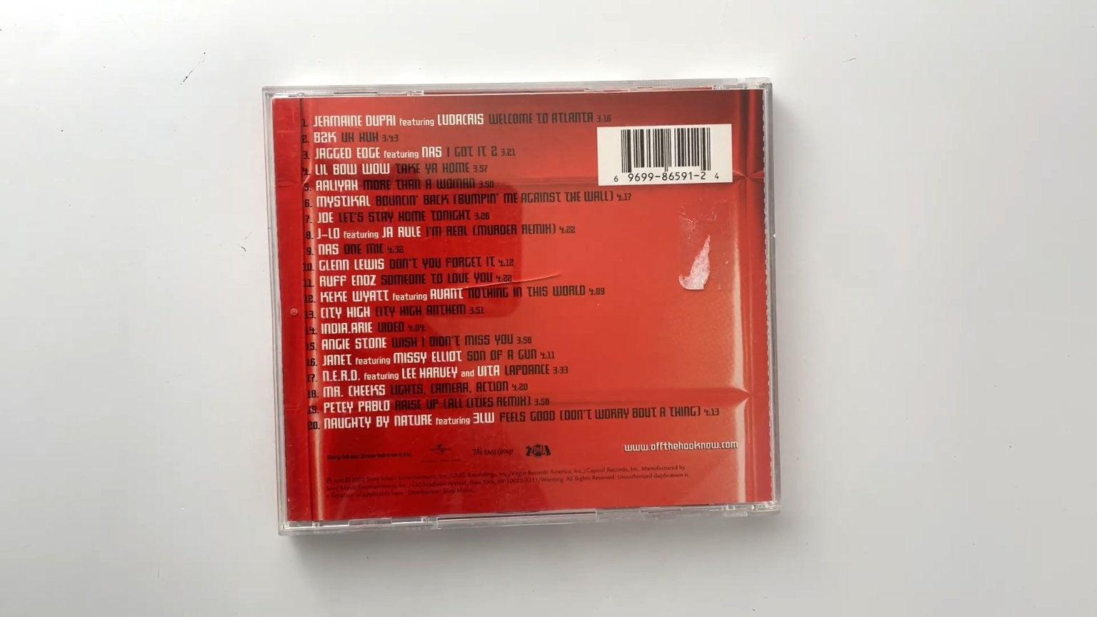 Various Artists - Off The Hook CD 2003 Hip Hop R&B Sony Music