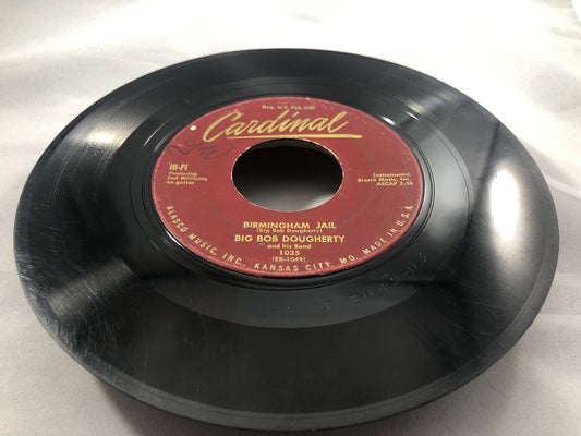 KANSAS CITY BLUES 1955 BIG BOB DOUGHERTY Rock Me A Boogie/Birmingham Jail 45rpm