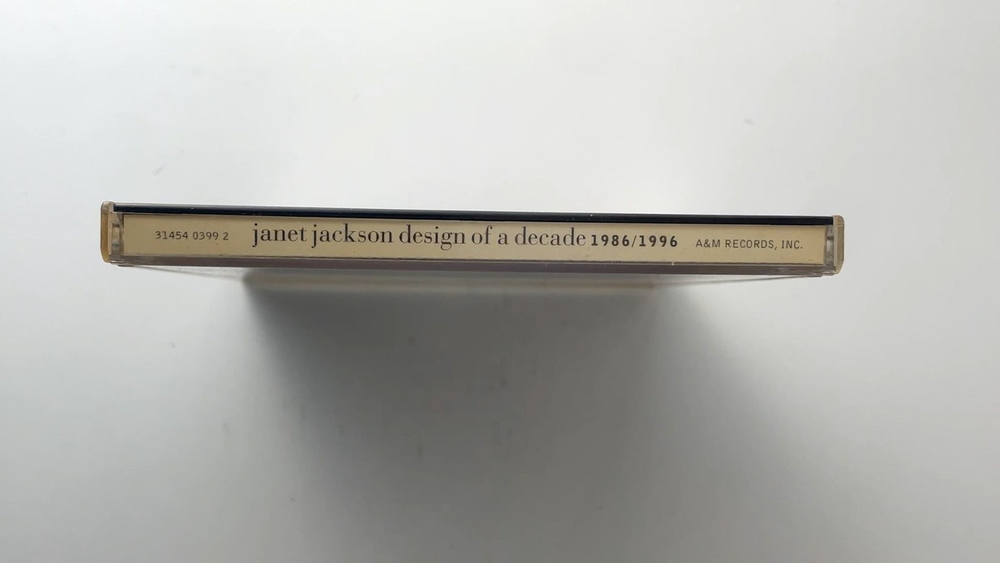 Janet Jackson - Design of a Decade CD 1996 Greatest Hits Pop R&B A&M