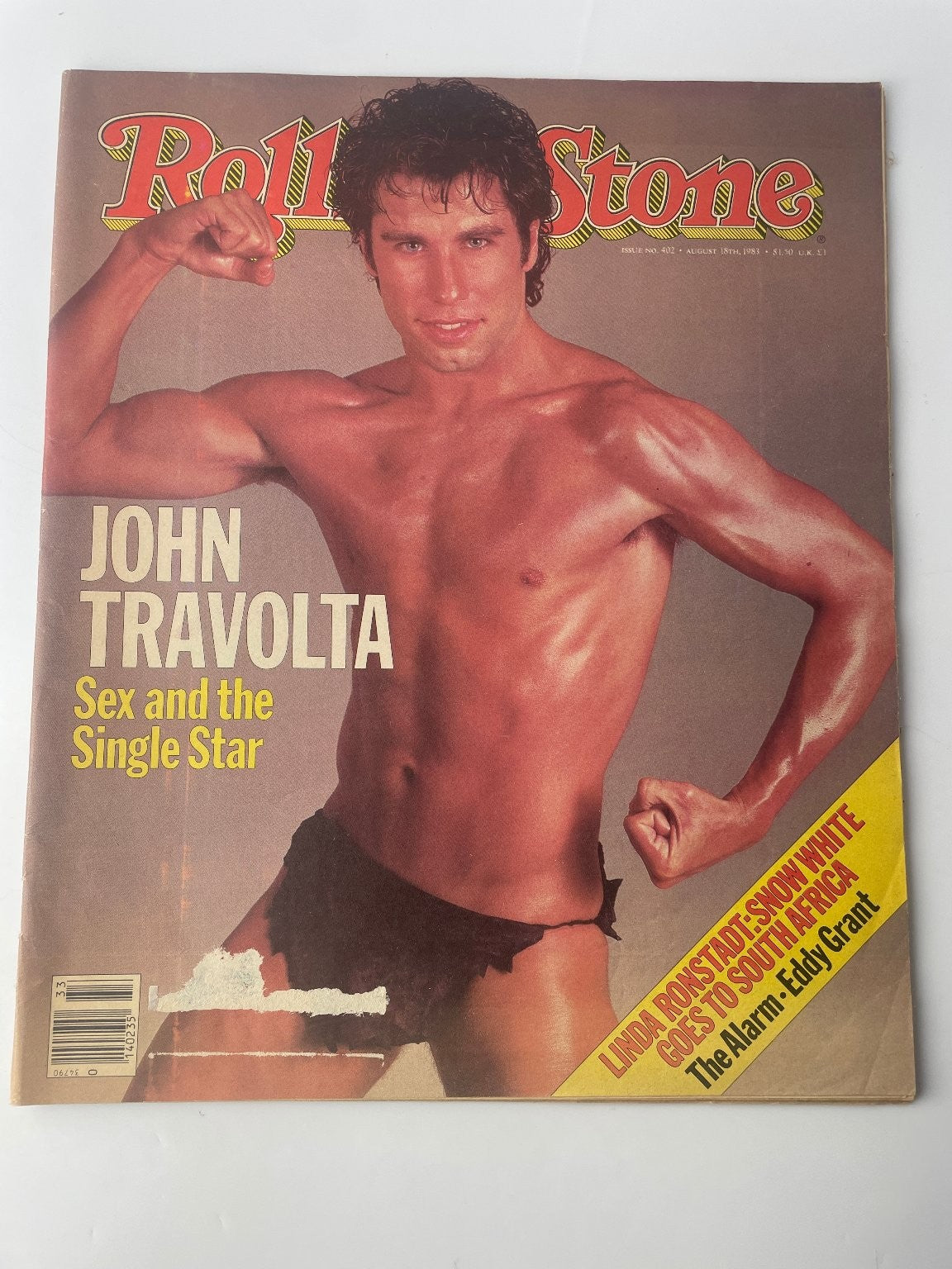 Rolling Stone Magazine John Travolta August 18 1983 Illustrated