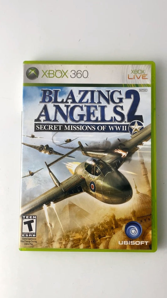 Blazing Angels 2 Secret Missions of WWII Xbox 360 Video Game Multiplayer