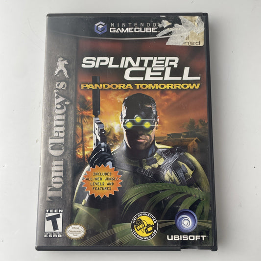Tom Clancy's Splinter Cell: Pandora Tomorrow  Nintendo GameCube 2004 Complete