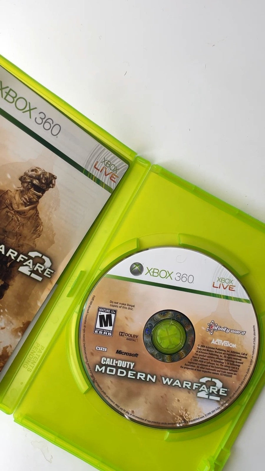 Call of Duty Modern Warfare 2 Xbox 360 Video Game Multiplayer TESTED