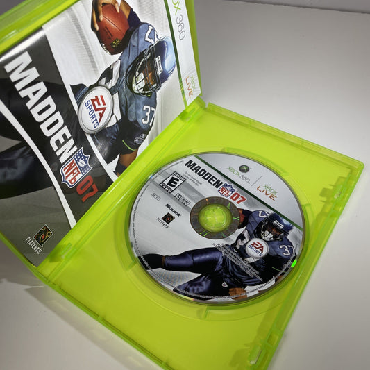 Madden NFL 07 Video Game For Xbox 360 Tested & Working