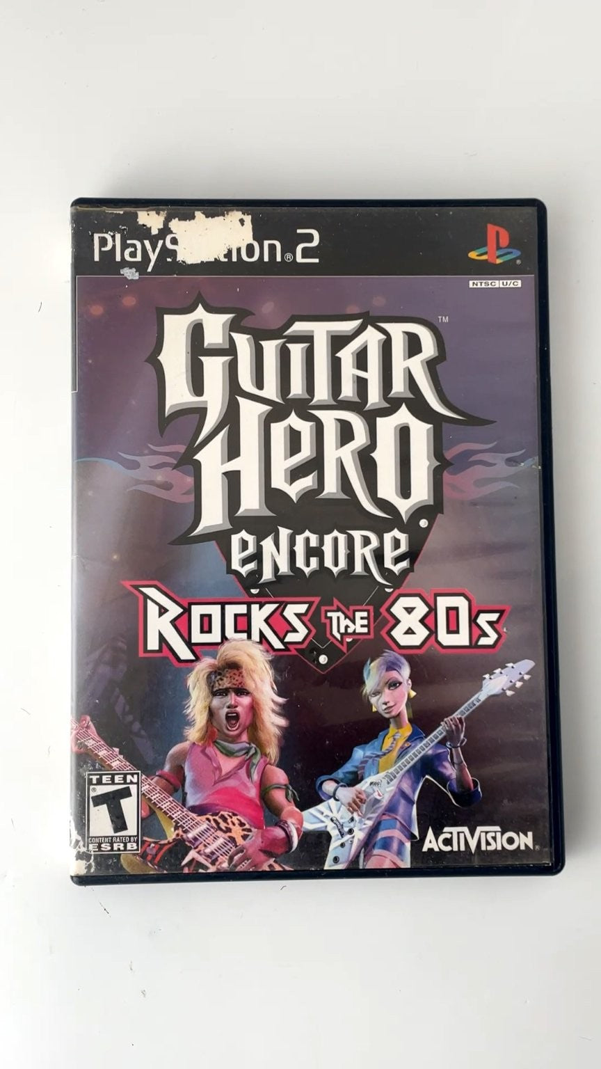 Guitar Hero Encore Rocks the 80s PlayStation 2 CIB WITH POSTER! TESTED