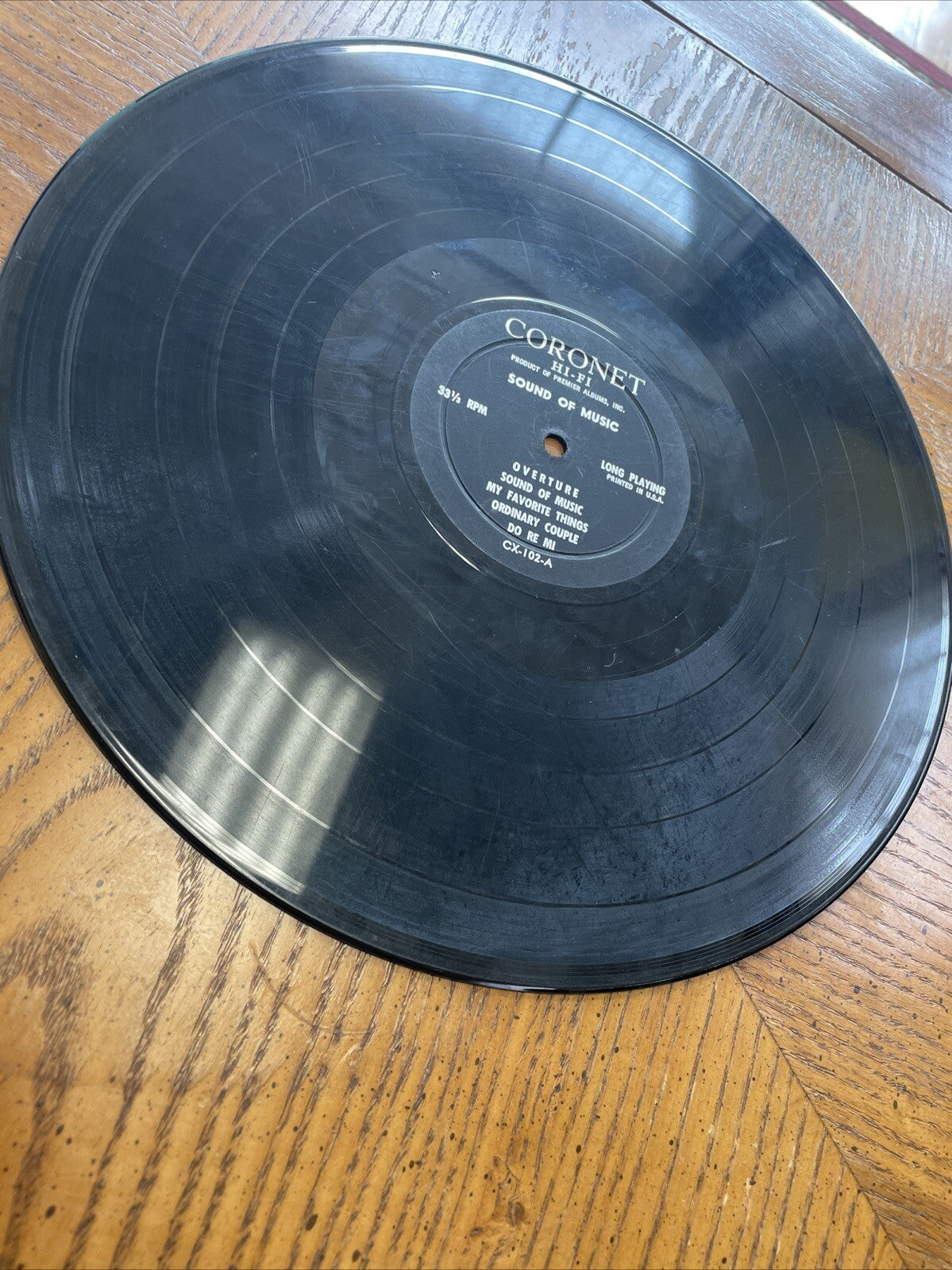 The Sound Of Music Vinyl Album Record Rodgers Hammerstein Coronet Records Rare